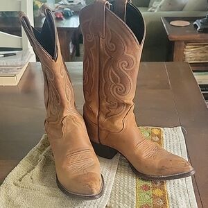 Brown Heeled Boots with Classic Style